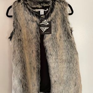 Max Studio Faux Fur Vest